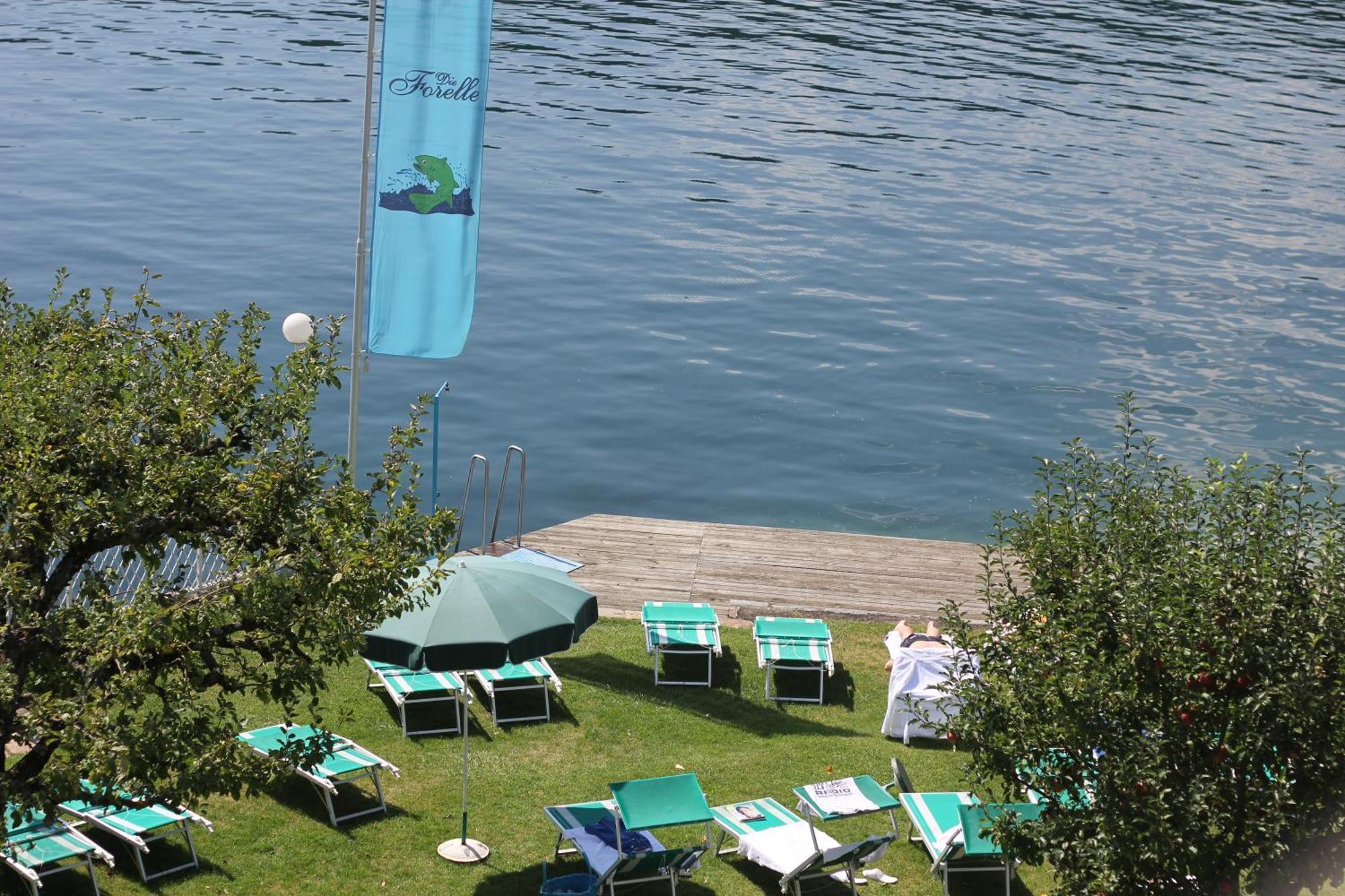Seeglueck Hotel Forelle Superior Millstatt Buitenkant foto